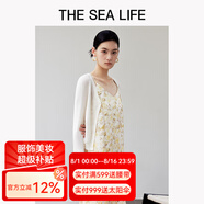 THE SEA LIFE【萊賽爾】針織開(kāi)衫歐海一生 針織開(kāi)衫女2025秋季外搭小衫16160 冰淇淋色 S