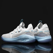 騰訊體育（Tencent Sports）庫(kù)里7代籃球鞋男curry8學(xué)生透氣耐磨防滑NBA全明星戰(zhàn)靴摩擦有聲音 水月 （送襪子+手環(huán)） 36