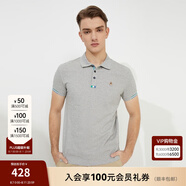 Hush Puppies【呼吸棉】暇步士男裝夏純棉簡約多色無憂搭短袖Polo衫 058中灰2 3XL