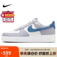 耐克NIKE緩震板鞋男空軍一號 AIR FORCE 1運動(dòng)鞋HV1795-141狼灰白44