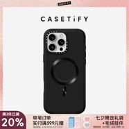CASETIFY Force Case霧感手機(jī)殼 簡約基礎(chǔ)磁吸Magsafe手機(jī)殼 適用于iPhone16/Pro/Max 夜黑色Magsafe iPhone 16 Plus