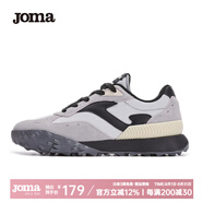 JOMA 213休閑運(yùn)動(dòng)鞋男女同款復(fù)古跑鞋防滑耐磨戶外運(yùn)動(dòng)徒步慢跑跑步鞋 黑灰 41 男