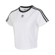 三葉草（Adidas）阿迪達(dá)斯ADIDAS 三葉草女子運(yùn)動(dòng)休閑短款短袖T恤 JC8704  S 