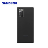 三星（SAMSUNG）適配Galaxy Note20 5G 硅膠保護(hù)殼手機(jī)殼手機(jī)輕薄軟殼四角全包防摔保護(hù)套薄款軟殼簡(jiǎn)約官方原裝 Note20【 黑色】