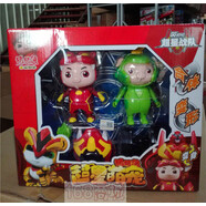 超星戰隊超星萌寵豬豬俠菲菲小呆呆超人強波比變形玩具五合一套裝 YS8665A超星戰隊豬豬俠小呆呆