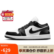耐克NIKE休閑鞋女熊貓AJ 1喬丹JORDAN 1低幫運動(dòng)鞋DC0774-101黑白38.5