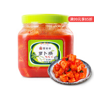 富爸爸蘿卜塊 1050g/瓶  韓式泡菜手工制作傳統(tǒng)酸脆蘿卜下飯菜 