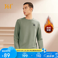 361°衛(wèi)衣男士秋冬季加絨保暖圓領套頭運動休閑外套上衣652344801D-2