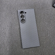 三星（SAMSUNG）【限送專膜】適用新款月升三星zfold6/w25手機(jī)殼真凱夫拉芳綸纖維 1500D粗紋精孔【*單后殼】 三星Galaxy Z Fold 6