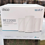 普聯(lián)（TP-LINK）TP-Link Deco BE65 75 85 95 BE11/17/22/33/000 Mesh路由器WiFi7 Deco BE85(BE22000)  3個(gè)裝