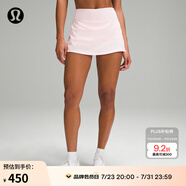 lululemon丨Pace Rival 女士運動(dòng)中腰短裙 速干 芯吸 LW8A78R 草莓奶昔粉 XS /4