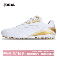 JOMA足球鞋男女MG短釘人草場地防滑耐磨透氣專業(yè)比賽訓練鞋足球運動鞋 白金 [5011] 43 (275mm)