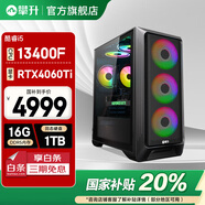 攀升戰(zhàn)神 酷睿i5 13400F/14400F/華碩RTX5060 Ti/3050/3060 設(shè)計(jì)師游戲臺式電腦主機(jī)臺式機(jī)整機(jī) 配置六 i5 13400F 華碩RTX4060Ti