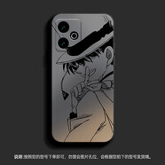 信盛宏 適用真我GT7手機殼GT7Pro怪盜基德GT6新款GT5二次元5Pro潮牌動(dòng)漫硅膠殼高級防摔全包保護套 經(jīng)典黑-怪盜基德D1黑 真我GT7
