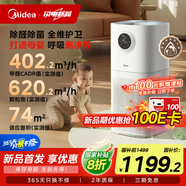 美的（Midea）【母嬰認證】甲醛數(shù)顯空氣凈化器除醛除煙味異味過敏源寵物吸貓毛空氣消毒機森林家L1pro國家補貼