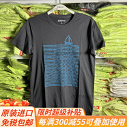 班尼路（Baleno）夏季新品男裝青年時尚百搭純圓領短袖印花T恤衫88902210官方旗艦 88802226 39E 中藍灰 S