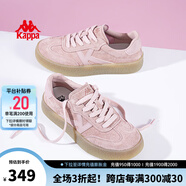 KAPPA卡帕女鞋厚底滑板鞋子女2024夏季新款運(yùn)動休閑鞋軟底德訓(xùn)鞋小粉鞋 奶油粉 37