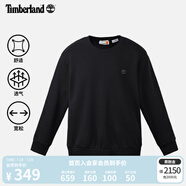 添柏嵐（Timberland）官方男款衛(wèi)衣春戶外加絨圓領(lǐng)套頭舒適保暖|A5SF8 A5SF8X65/黑色 S