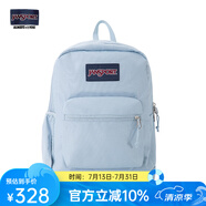 JANSPORT杰斯伯書(shū)包輕便雙肩包男女旅行包簡(jiǎn)約背包電腦包學(xué)生校園 7ZNZ7G7霧霾藍(lán)-隔層+側(cè)袋+厚底