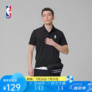 NBAICON系列-【球星同款】速干短袖POLO衫男子聯(lián)盟夏季運(yùn)動(dòng)t恤投籃服 黑色 XXL