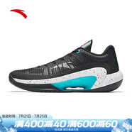 安踏（ANTA）三分雨LITE V2|籃球鞋男耐磨防滑透氣實戰(zhàn)低幫運動鞋 黑-5 42.5