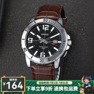 卡西歐手表男 劍魚蓋茨同款男表 商務(wù)指針石英表水鬼海洋之心 MTP-VD01L-1B 大表盤