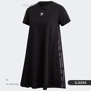 阿迪達(dá)斯 （adidas）AO TEE 三葉草女子運(yùn)動(dòng)連衣裙 FL4100 GJ6564 S 165/80A