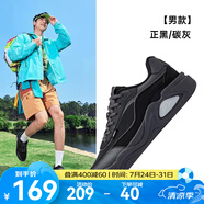 鴻星爾克于適同款云來板鞋男鞋子2025夏季新款鞋子網(wǎng)面透氣運(yùn)動(dòng)鞋休閑鞋 正黑/碳灰【 透氣賈卡】 41
