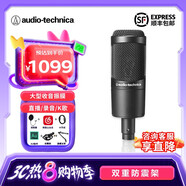 鐵三角（Audio-technica） AT2035 電容麥克風(fēng) 全電腦K歌 主播 直播麥克風(fēng) 專業(yè)錄音話筒 專業(yè)設(shè)備 專業(yè)調(diào)試聲卡麥克風(fēng) AT2035黑色+懸臂架【咨詢享優(yōu)惠】