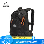 GREGORY格里高利FINE DAY戶外運動雙肩包男女跑步背包徒步多功能旅行背包 黑色-16L
