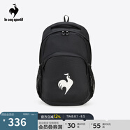 樂卡克（Le coq sportif）法國公雞女款騎行系列秋季運(yùn)動便攜雙肩背包CA-8648233 黑色/BLK F