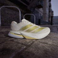 阿迪達(dá)斯 （adidas）新款女鞋Adizero Boston波士頓13輕量緩震支撐訓(xùn)練馬拉松公路跑鞋 米白金JS4952 36