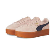 彪馬（PUMA）女款復古時(shí)尚運動(dòng)板鞋牛皮革絨面皮網(wǎng)布低幫舒適透氣休閑鞋 Rose Quartz/Gum 37