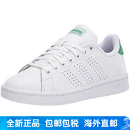 阿迪達(dá)斯 （adidas）男式 Advantage 運動鞋- 白色綠色 鞋履白色/鞋履白色/綠色 10.5