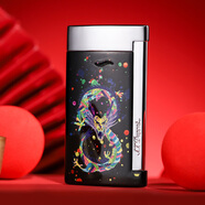都彭Slim7系列龍年輕薄防風(fēng)電子打火機(jī)STDUPONT刀片火機(jī)【免費(fèi)刻字】 中國(guó)龍黑27777， 1個(gè)