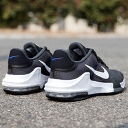 耐克（NIKE）男子籃球鞋 新款25冬季透氣休閑運動(dòng)鞋AIR MAX比賽耐磨緩震訓練鞋 【熱銷(xiāo)】耐克緩震籃球鞋/黑白 42 內長(cháng)265MM