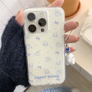 適用iPhone16promax手機(jī)殼15max防摔14奶呼呼小狗12全包蘋果1 大孔白色I(xiàn)MD-白色-qt白底奶呼呼小狗+狗掛墜 iPhone6