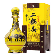 牛欄山 【專賣】 北京牛欄山經(jīng)典黃龍二鍋頭  清香型白酒 商務(wù)宴請(qǐng)送禮 52度 1L 1瓶 牛年生肖限量版