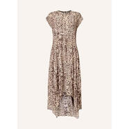 ALLSAINTS女連衣裙豹紋豹紋連衣裙Dress ARWEN不對稱(chēng)下擺無(wú)袖休閑送禮 HELLBRAUN/ DUNKELBRAUN/ B 均碼 |38