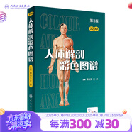 人體解剖彩色圖譜第三版 3版全彩人衛(wèi)奈特系統(tǒng)解剖學(xué)人體肌肉骨骼結(jié)構(gòu)書3d尸檢解刨學(xué)法醫(yī)學(xué)類書籍教材人民衛(wèi)生出版社