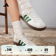 adidas「T頭鞋」VL COURT 2.0復(fù)古休閑板鞋德訓(xùn)鞋阿迪達(dá)斯輕運動   漢玉白/綠色/礬土棕   42