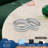 丹尼爾惠靈頓（DanielWellington）dw戒指女 琺瑯雙色情侶對戒 表白七夕情人節(jié)禮物送女友男生禮物 一對價（聯(lián)系客服備注碼數(shù)） 銀色