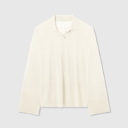 UNICA/0壓空氣感_超細(xì)羊毛干爽微透面膜針織衫T恤女夏季Tee女 【 微透奶油色 】POLO領(lǐng) 超細(xì)羊 M 【現(xiàn)貨48小時(shí)發(fā)】