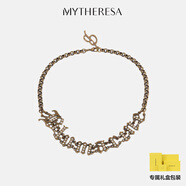 Blumarine【七夕禮物】 女士 Logo綴飾項圈式項鏈 P00772697 金色 均碼