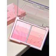 代曦可（dasique）韓國dasique新品小熊系列腮紅腮紫唇頰兩用口紅盤(pán)自然顯色 漸變8色 腮紅盤(pán)#01 現貨 送腮紅刷 10g