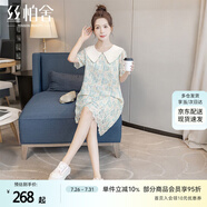 絲柏舍娃娃領(lǐng)連衣裙2025夏裝新款女裝蕾絲設(shè)計寬松腰氣質(zhì)短裙