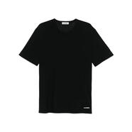 吉爾·桑達(dá)（Jil Sander）男士短袖T恤棉質(zhì)透氣舒適休閑百搭 黑色 均碼 |S