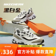 斯凱奇黑白金|男鞋夏季經(jīng)典熊貓鞋增高透氣時(shí)尚校園復(fù)古老爹鞋