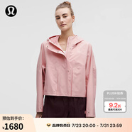 lululemon丨Rain Chaser女士運動夾克 LW4CANS 朦朧粉 XL /12