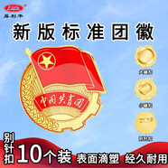 易利豐（elifo）共青團團徽標準款磁吸別針扣 團員團徽2cm 別針扣10個裝
